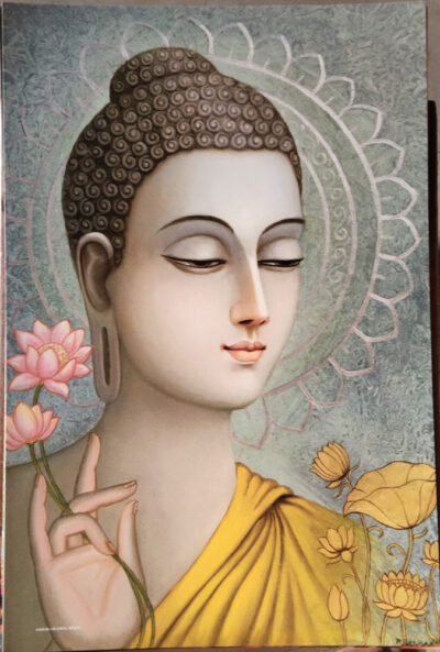 BHAGWAN BUDDHA POSTER | 12″x18″ | Pack of 2